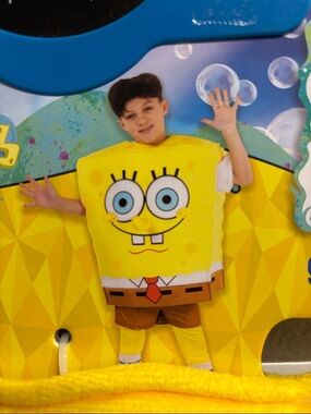 Kid's Jazwares Spongebob Squarepants Costume - Size 7/8
